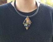 Bouquet of Mixed Stones Necklace from Brazil