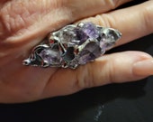 The Peony Ring IV - Alpaca Silver with Semiprecious Stones