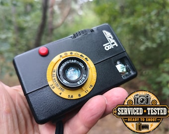 BelOMO Agat 18 Half Frame Film Camera | SERVICED Tested Working | 35mm Vintage Compact Soviet Camera | 72 Photos Per Roll | Lomography
