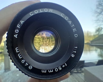 AGFA 50mm f/1.9 Lens / Pentax Mount / Vintage Portrait Dream / Soft Bokeh Glow