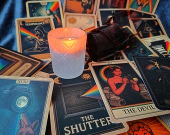 Photo Tarot Deck for Photographers • 78-Card Surreal Art Tarot • Film & Light Inspired Major Arcana • Unique Artist Tarot
