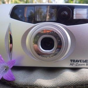 Traveler AF-ZOOM80 Vintage Film Camera Point and Shoot/Zoom Lens/Auto Focus/Selfie Timer/LCD Display