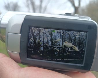 Vintage Panasonic H-250 Camcorder: Retro Style Handycam for Filmmaking