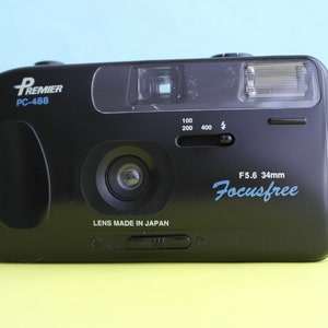 Premier PC-488 vintage 35mm camera with manual film rewind