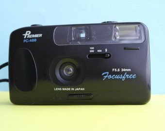 Premier PC-488 vintage 35mm camera with manual film rewind