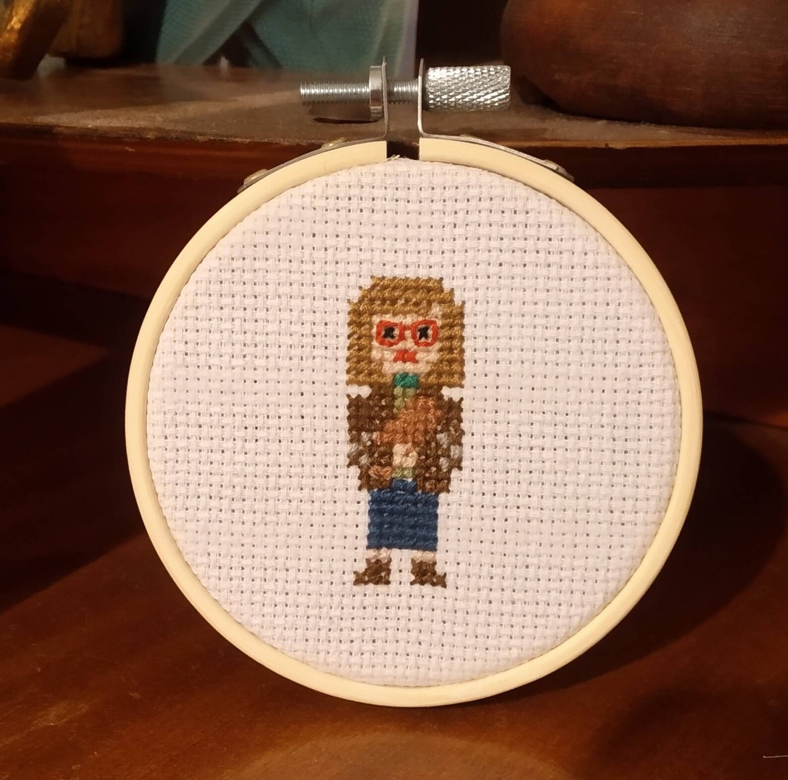 The Log Lady Cross Stitch. Twin Peaks. David Lynch. Embroidery - Etsy