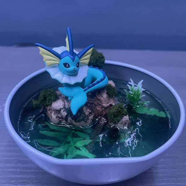 Vaporeon Pokeball Terrarium