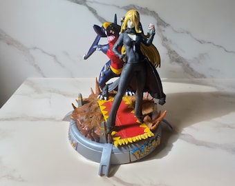 Cynthia & Garchomp Figurine