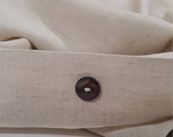 Natural Linen Duvet Cover. French Flax. Linen Bedding. Pre-made 165gsm Linen Quilt Cover. Flax Duvet. Natural Flax Linen Bedding. Duvet Cov