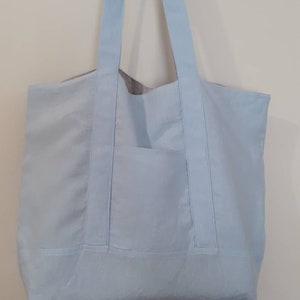 Linen Tote bag. Market bag.  Shopping bag.  Fully lined Beach Bag. Perfect Gift. Shoulder bag. Everyday bag. Handbag. PREMIUM LINEN. Special