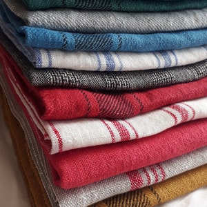 Linen Tea Towels. PREMIUM. Striped or Plain. Kitchen Towel. Absorbent Hand Towel. Flax Tea Towel. Linen Dish cloth. Drying Towel. Euro Linen