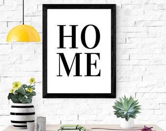 Simplistic HOME Decor Digital Download Print INSTANT DOWNLOAD Definition Print Modern Home Decor Home Definition Digital Art Gift