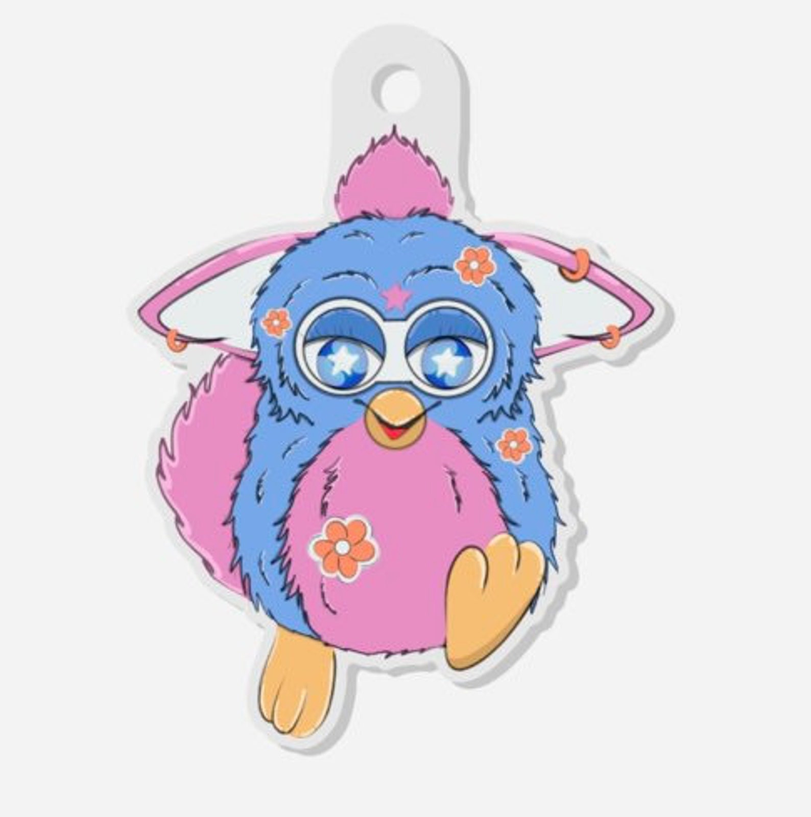 Furby Keychain Etsy