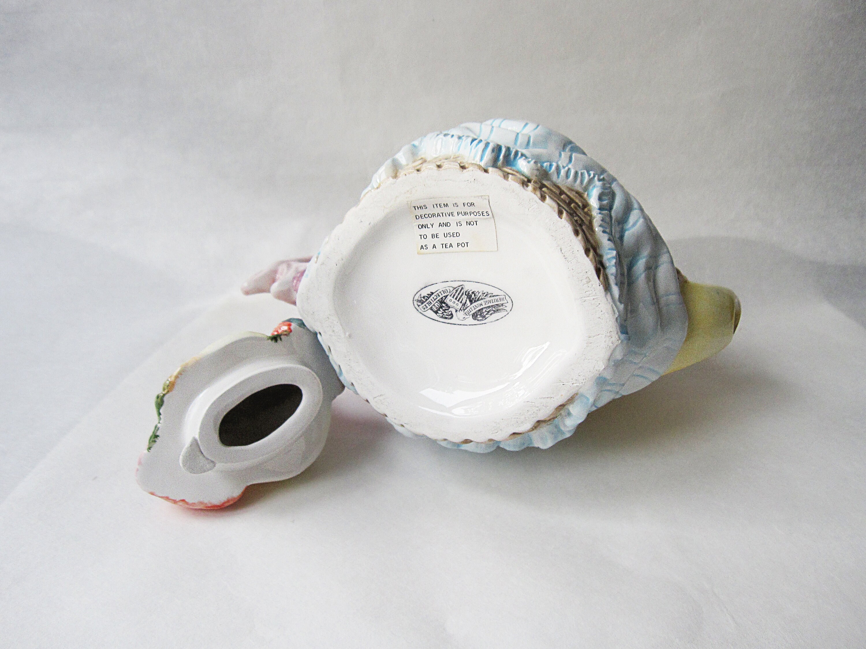 Heritage Mint Ltd. Collectibles Ceramic Teapot. Vintage Ware Etsy