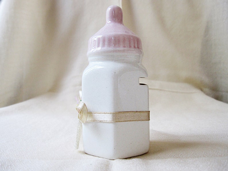 Vintage Baby Bottle Moneybox With Lettering mijn Eerste Etsy UK