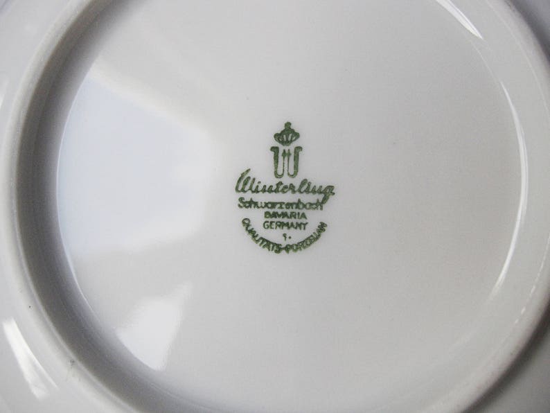 Winterling Schwarzenbach Bavaria Porcelain Demitasse Espresso Cup and 2