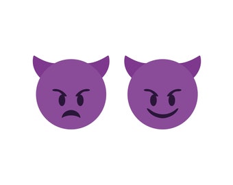 Emoji Evil Grin Personalized 3 Piece Bath Towel Set Any Color Choice 