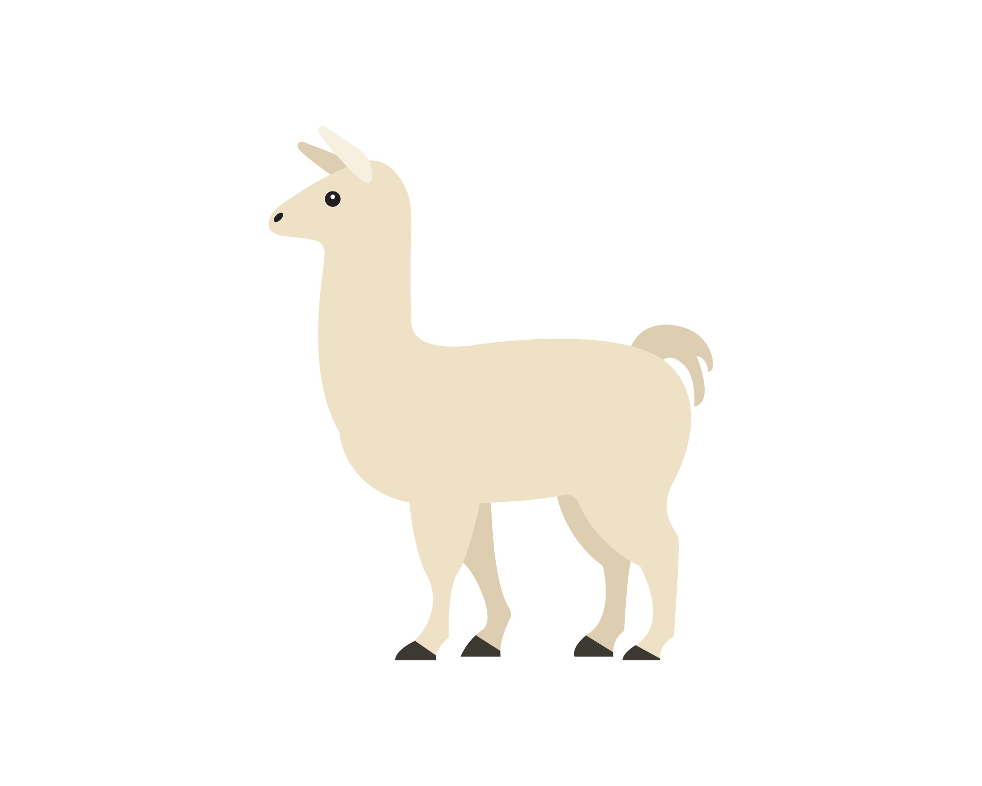 Vector Llama emoji design svg jpg png eps Etsy