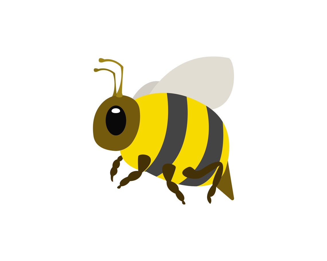 Vector Bee emoji design svg jpg png eps Etsy
