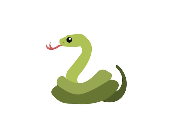 Vector Snake Emoji Design Svg Jpg Png Eps - Etsy Singapore