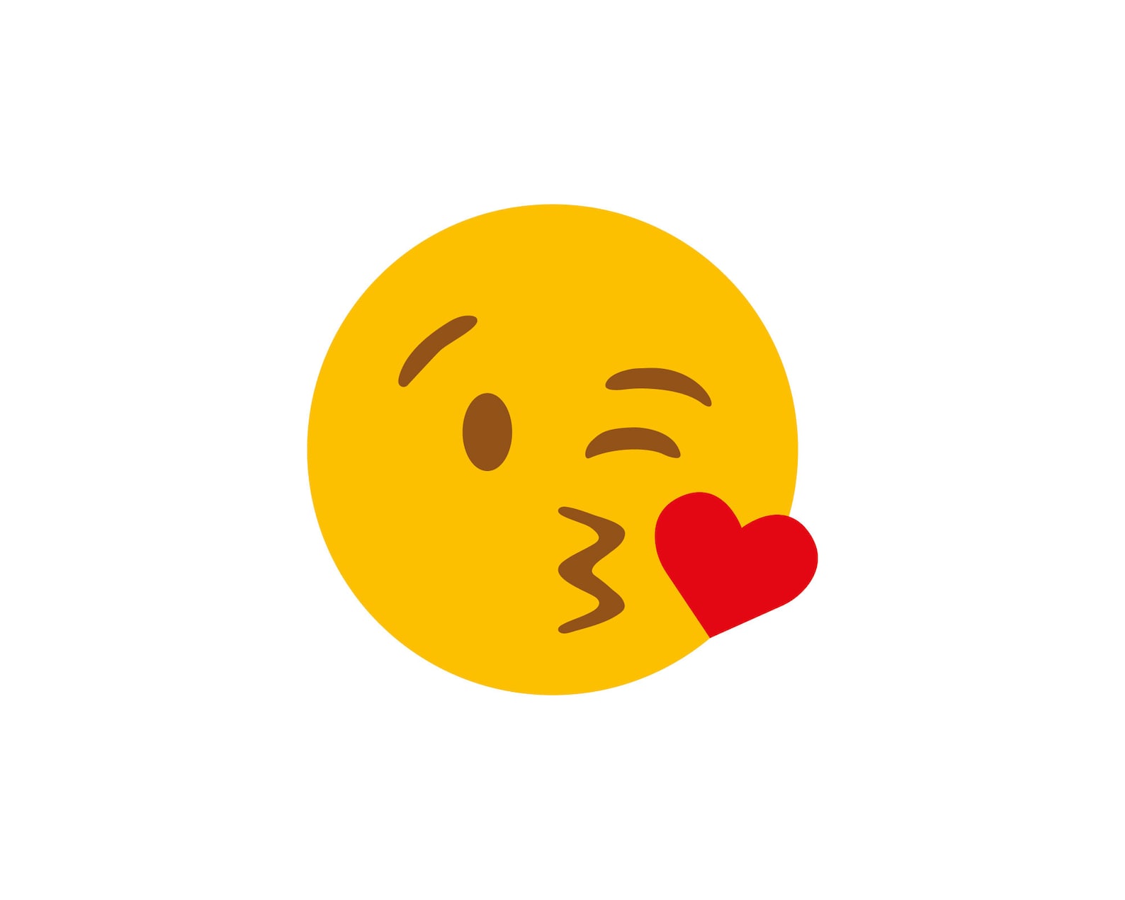Vector Kiss Face emoji design svg jpg png eps Etsy