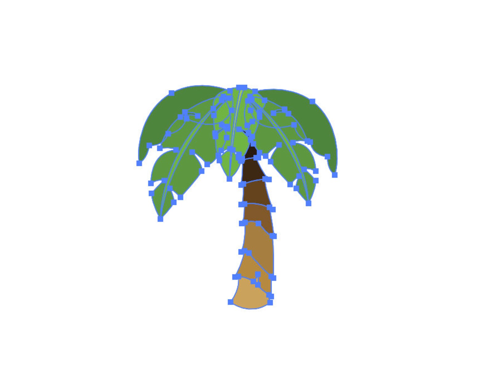 Vector Palm Tree Emoji Design Svg Jpg Png Eps Etsy