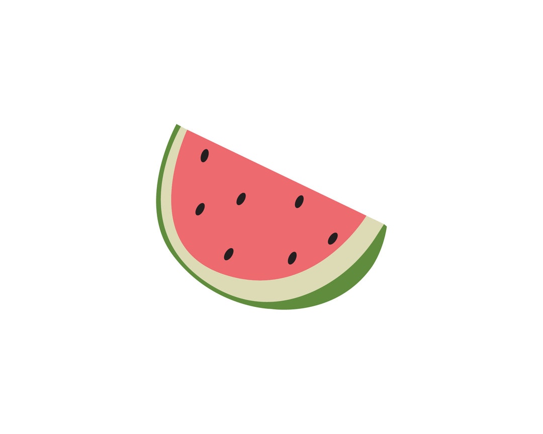 Vector Watermelon Emoji Design - Svg, Jpg, Png, Eps - Etsy
