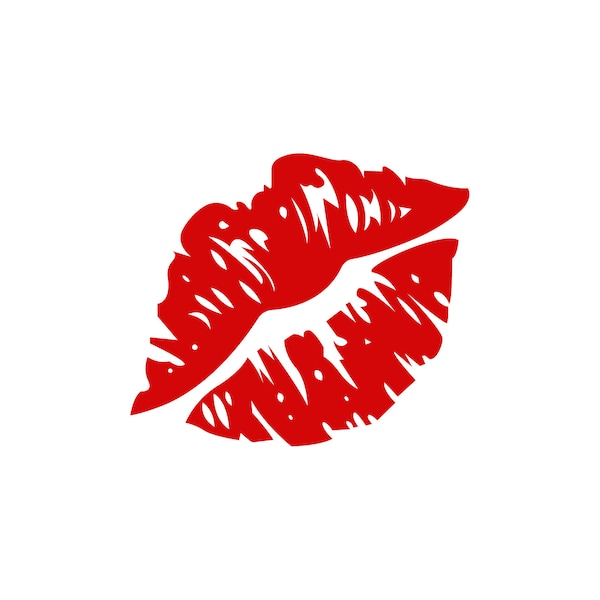 Conception d'emoji de marque de baiser de vecteur - svg, jpg, png, eps