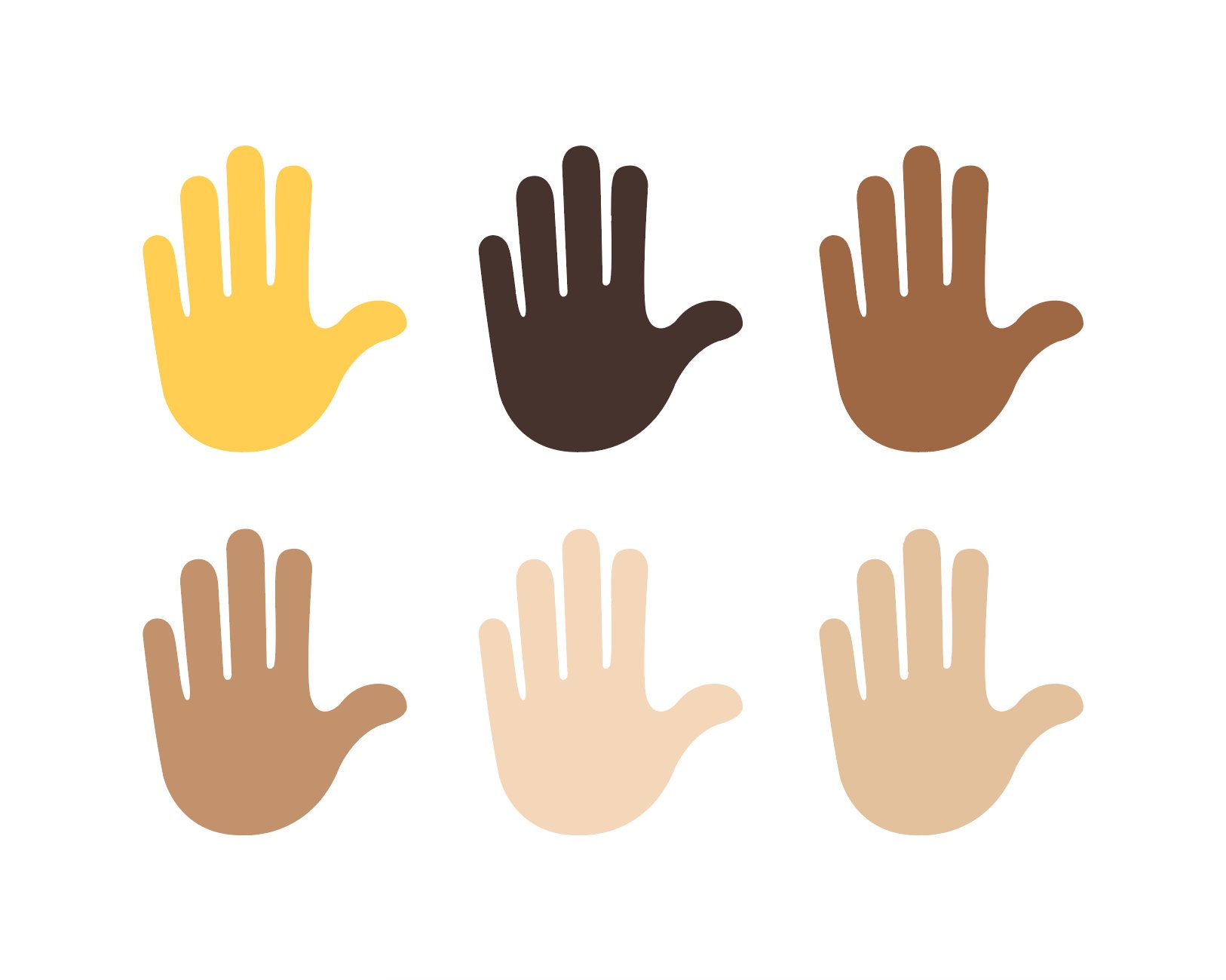 Hand Emoji Icon Set Hands Gestures Hand Emoticons Vector Illustration Hello  Thumb Up Waving Applause Handshake Etc High-Res Vector Graphic - Getty  Images