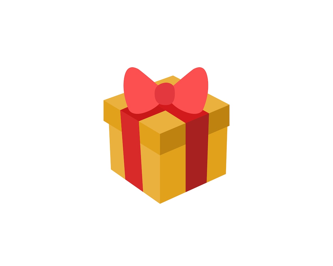 Vector Gift Box Emoji Design EPS, JPG, PNG Etsy