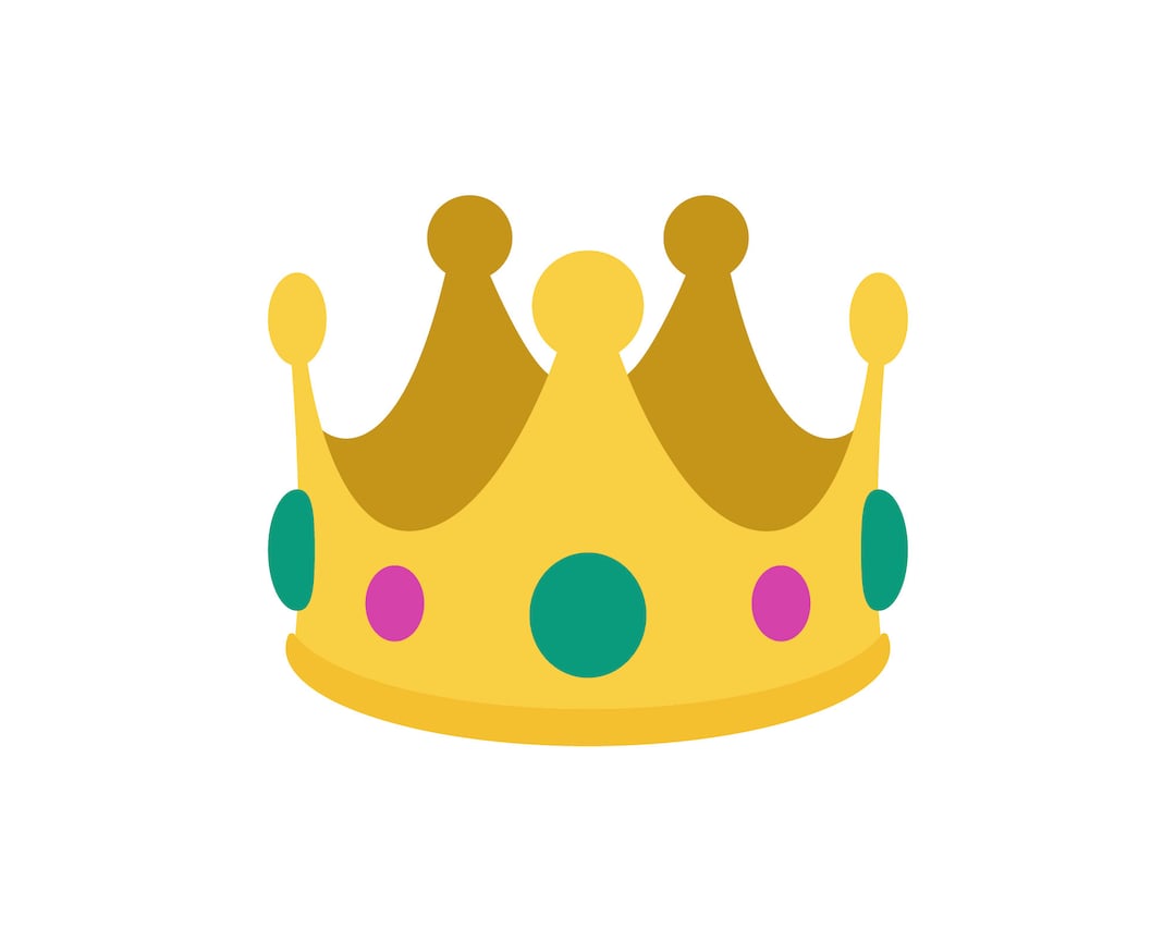 Vector Crown Emoji Design Svg, Jpg, Png, Eps Etsy
