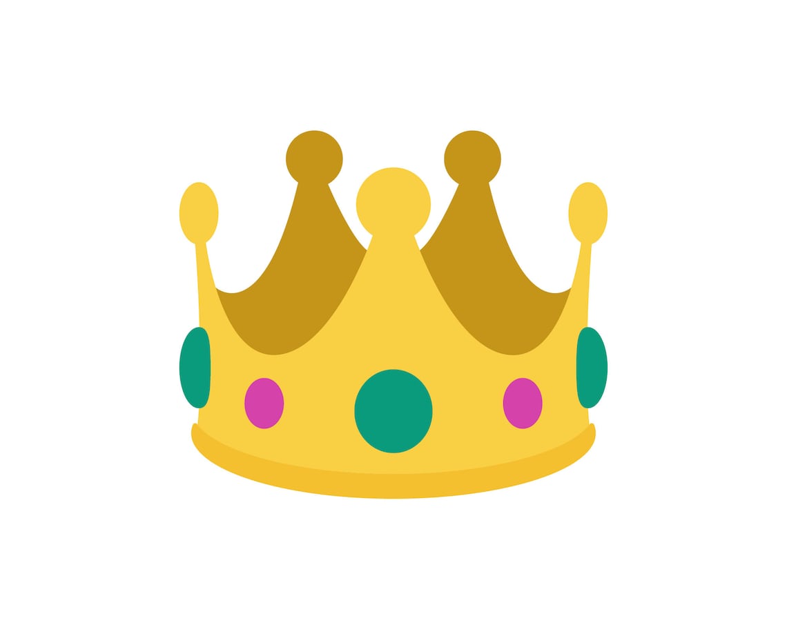 Vector Crown Emoji Design Svg Jpg Png Eps - Etsy