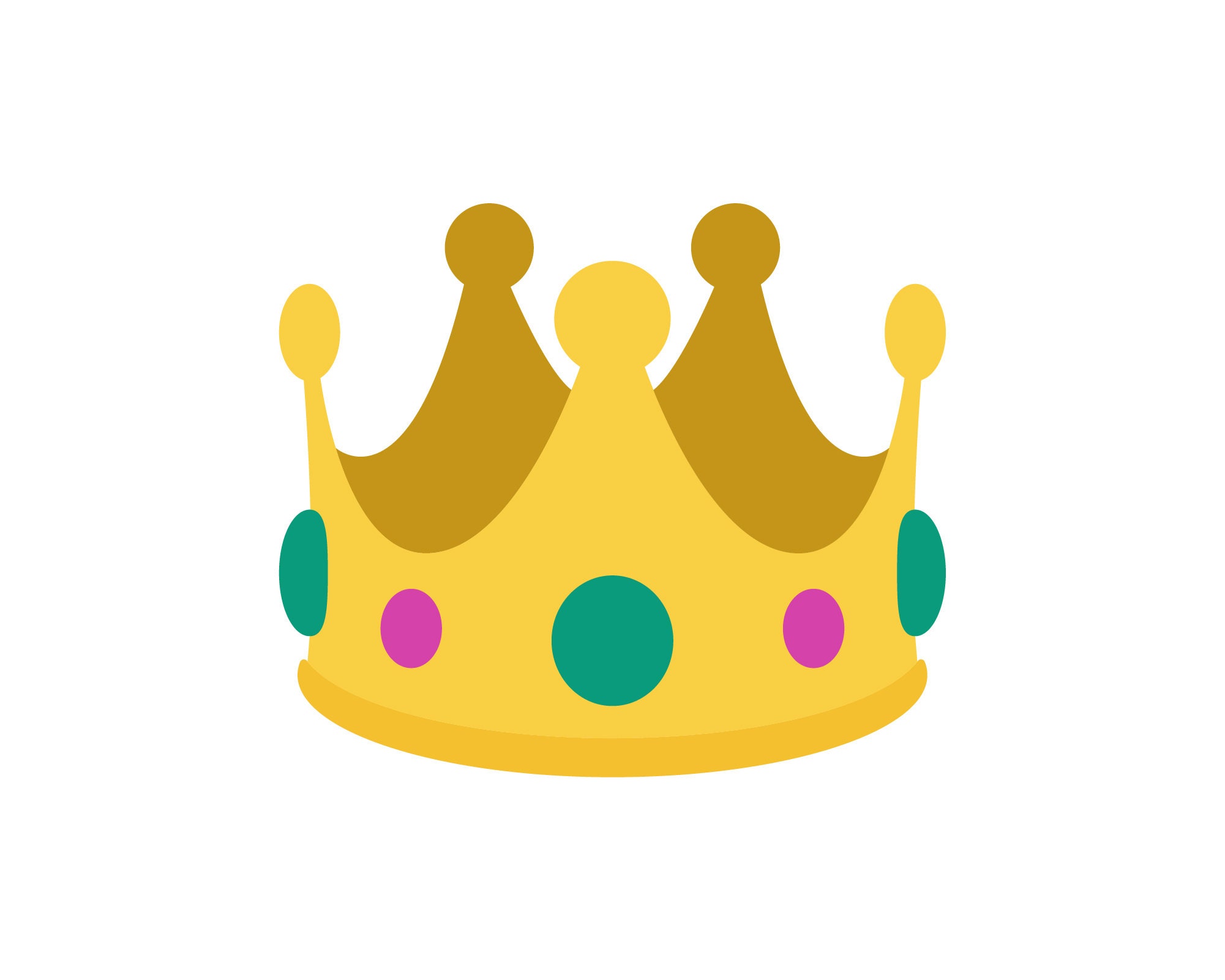 Vector Crown Emoji Design Svg Jpg Png Eps Etsy