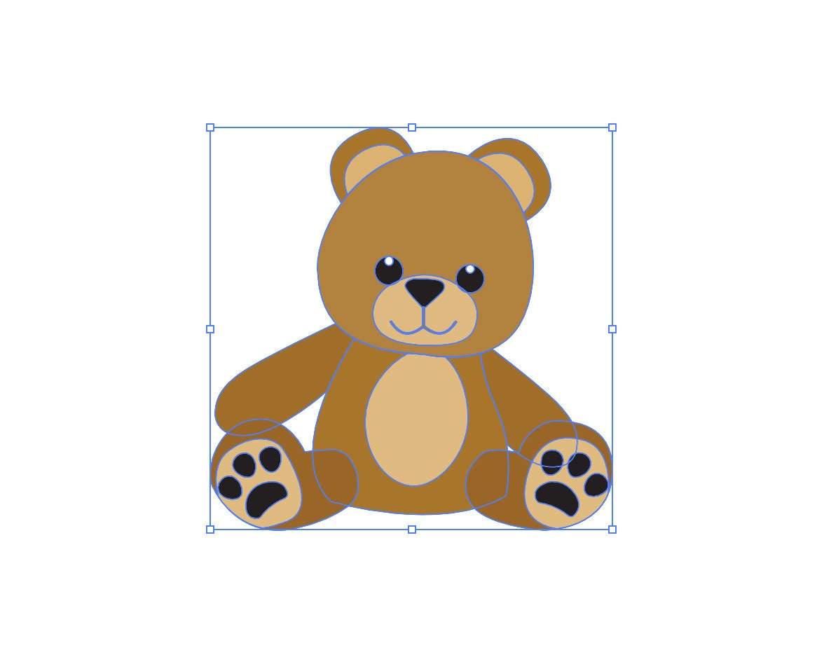 ベクターテディベア絵文字デザイン - svg、jpg、png、eps - デジタル
