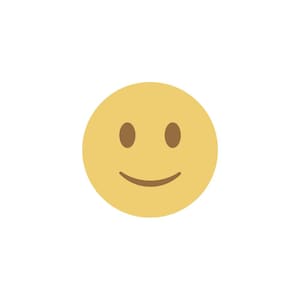 Vector Smile Face emoji design - svg, jpg, png, eps - illustration drawing clipart - smiley smiling happy - digital download