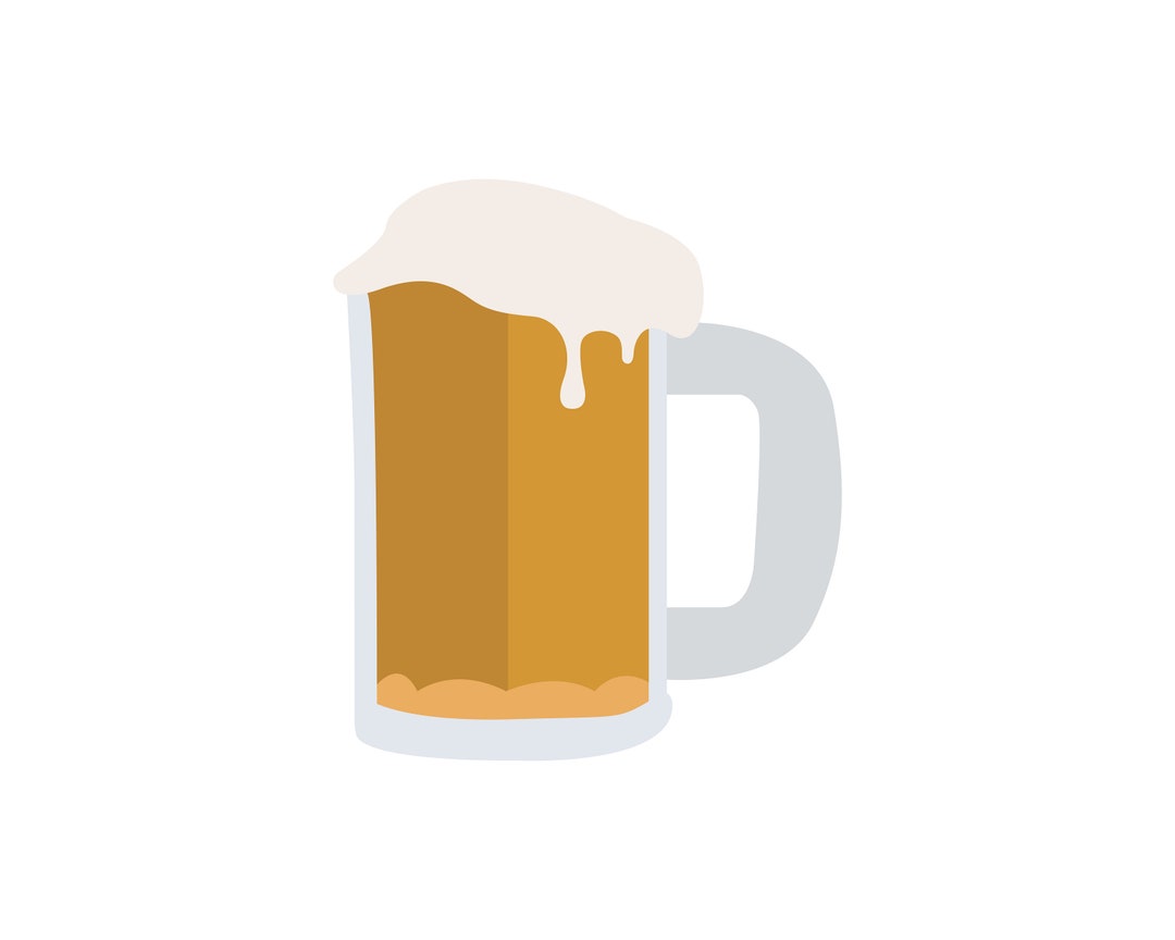 Vector Beer Emoji Design Svg, Jpg, Png, Eps Etsy