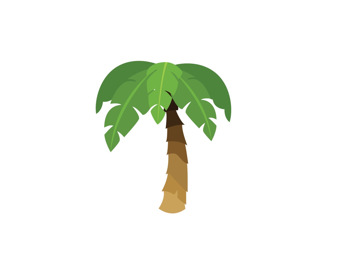 Vector Palm Tree Emoji Design Svg Jpg Png Eps Etsy
