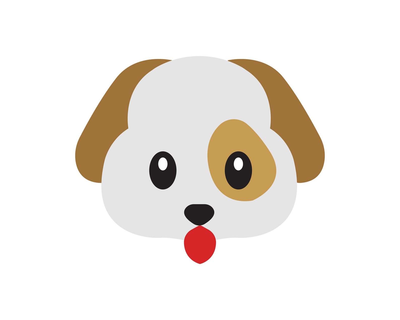 Hund Vektor Emoji Design svg eps jpg png Etsy.de
