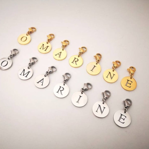 charms pendentifs lettre argent - charm lettre or - charm lettre argent - pendentif lettre or - pendentif lettre argent - pendentif lettre