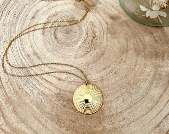 Sautoir Chaîne Marine Doré Maille Large – bijoux acier inoxydable
