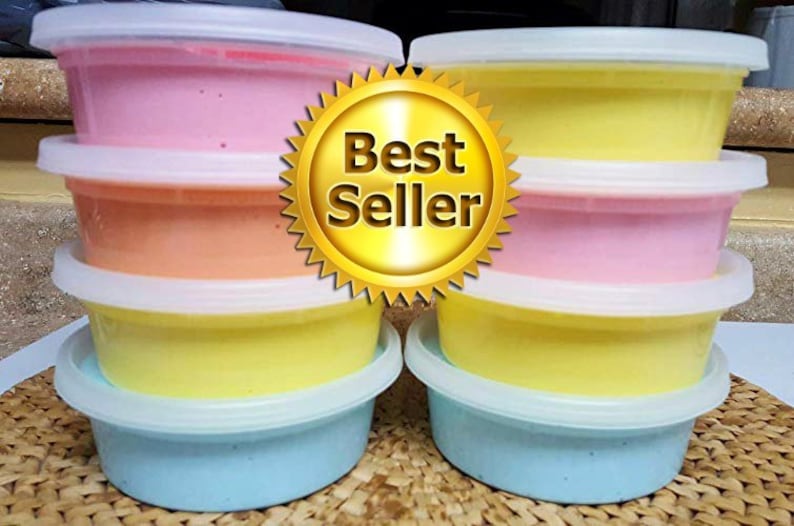4oz Squishy BUBBLEGUM Cloud Dough Smells Yummy! Soft Moldable Handmade Pink Cloud Slime SCENTED w// LIPS Charm!