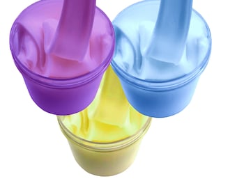 CUSTOM Cereal Milk Slime - 6oz - Classic | Marshmallow | Banana | Cotton Candy | Froot Lps | Cap Crunch | Cherries | Thick + Glossy