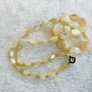 Mother of pearl beaded necklace