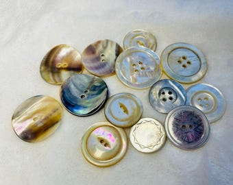 mother of pearl buttons