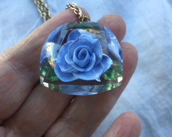 Details about   Natural Gemstone Carved 3D Rose Flower Pendant 