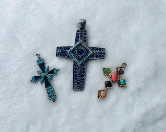 Religious cross jewelry pendants