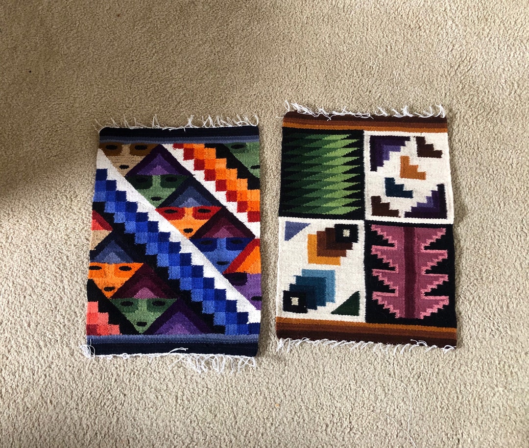 Hand Loomed Southwest Placemats Etsy