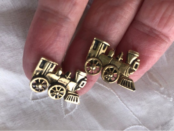 Train collectors cuff links - image 3