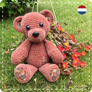 Haakpatroon knuffel beertje Brom