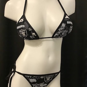 Raiders custom made bikini fan gift model influencer
